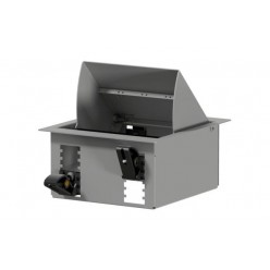 CAYMON CASY024/B CASY In-table mount box - 4 space Black version - RAL9004